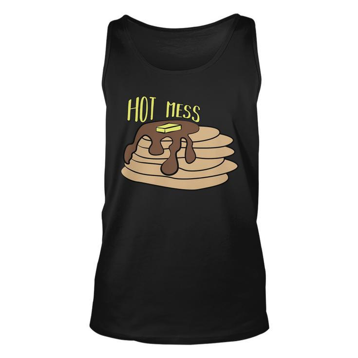 Hot Mess Pancakes Unisex Tank Top