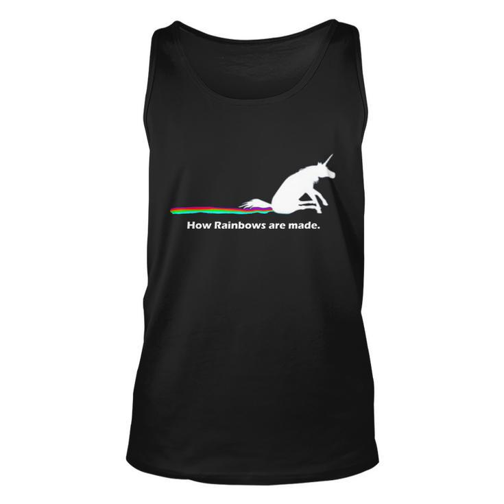 How Rainbows Are Made Unicorn Tshirt Unisex Tank Top