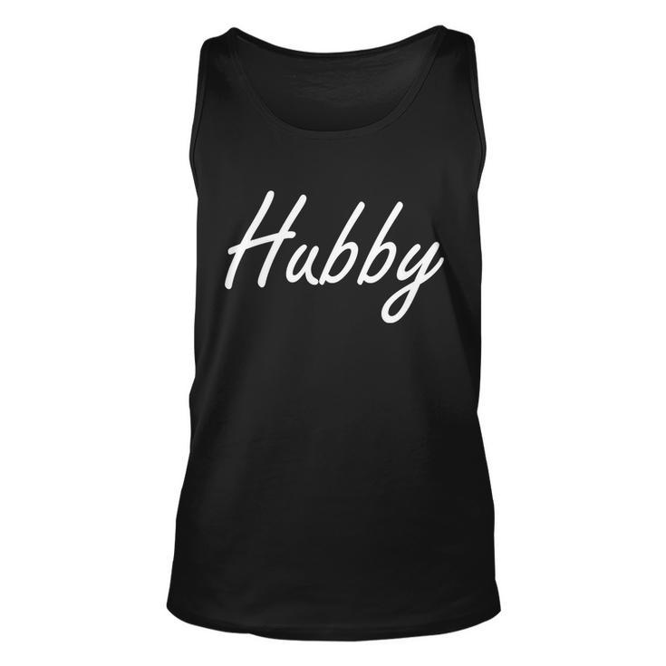 Hubby Funny Couples Unisex Tank Top