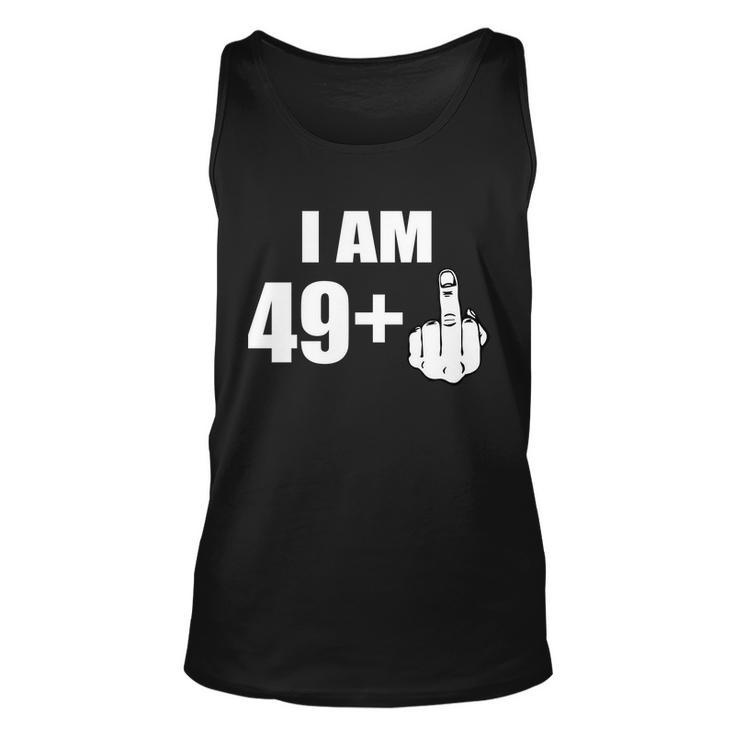 I Am 50 Middle Finger Funny 50Th Birthday Gift T-Shirt Tshirt Unisex Tank Top