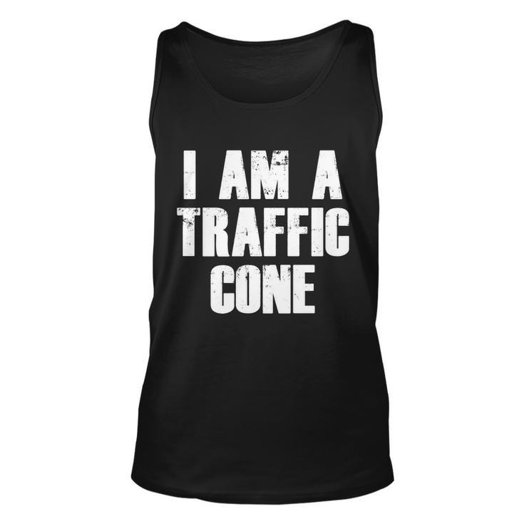 I Am A Traffic Cone Lazy Costume Tshirt Unisex Tank Top