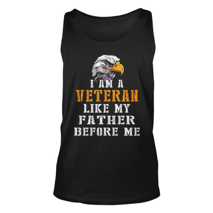 I Am A Veteran Like My Father Before Me V2 Unisex Tank Top