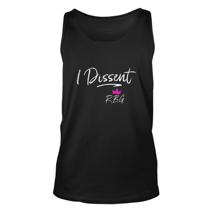 I Dissent Rbg Vote Feminist Unisex Tank Top