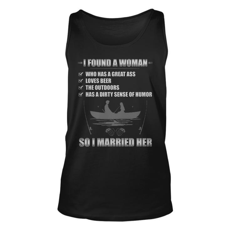I Found A Woman Unisex Tank Top