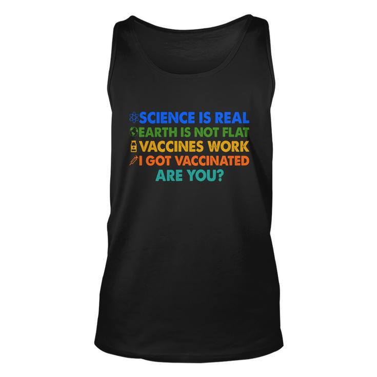 I Got Vaccinated Are You Vaccine Shot Tshirt Unisex Tank Top