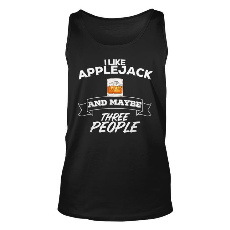 I Like Applejack & Maybe Three People Party Supplies  Unisex Tank Top - Thegiftio