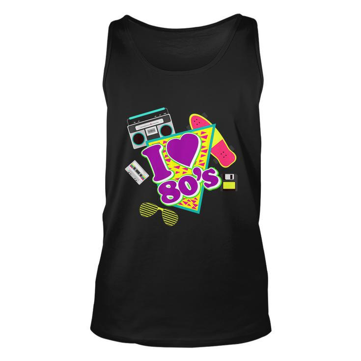 I Love The 80S Eighties Cool Gift Graphic Design Printed Casual Daily Basic Unisex Tank Top