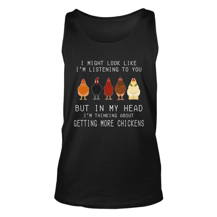 I Might Look Like Im Listening To You But In My Head Tshirt Unisex Tank Top