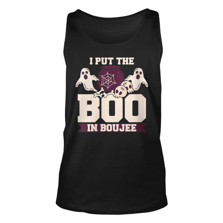 I Put The Boo In Boujee Boo Halloween Party Unisex Tank Top