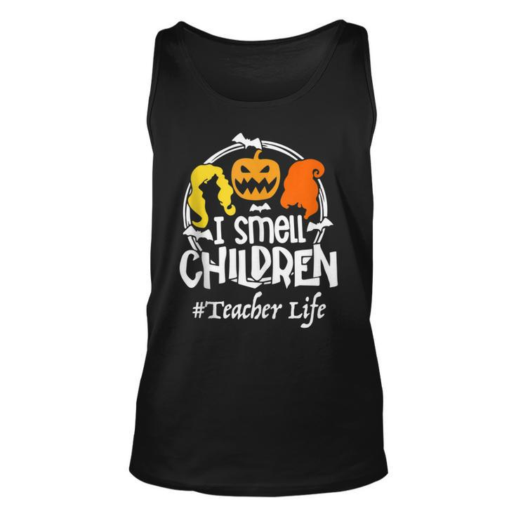I Smell Children Halloween  Teacher Life Costume Funny  Unisex Tank Top