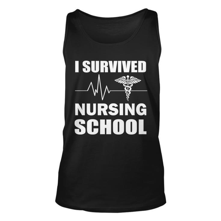 I Survived Nursing School Tshirt Unisex Tank Top