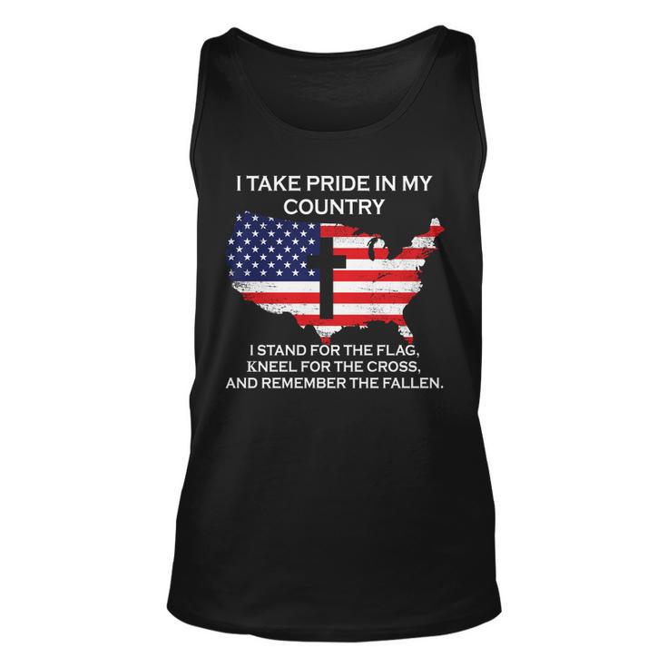 I Take Pride In My Country Usa Unisex Tank Top