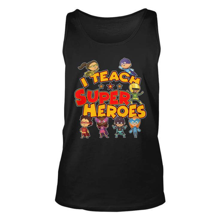 I Teach Superheroes Tshirt Unisex Tank Top