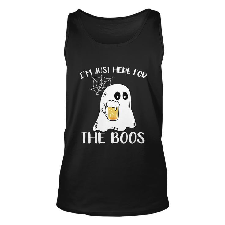 Im Just Here For The Boos Halloween Quote Unisex Tank Top