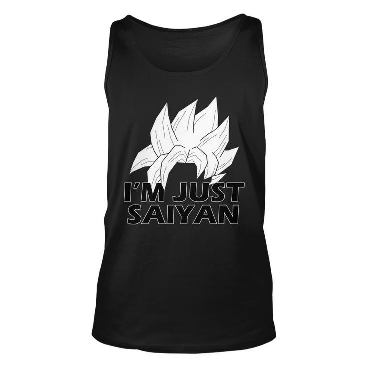 Im Just Saiyan Tshirt Unisex Tank Top