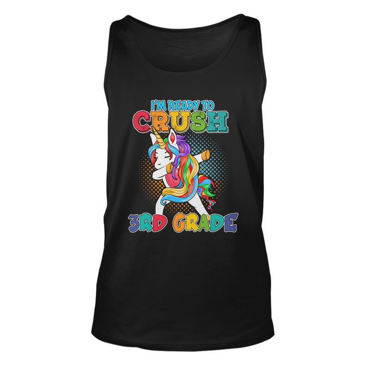 Im Ready To Crush 3Rd Grade Unicorn Back To School Unisex Tank Top