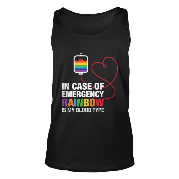 In Case Of Emergency Rainbow Lgbt Pride Month Unisex Tank Top