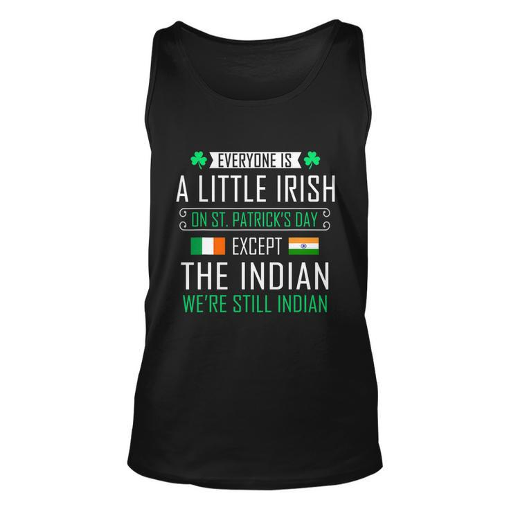 Indian Irish On St Patricks Day Graphic Design Printed Casual Daily Basic Unisex Tank Top