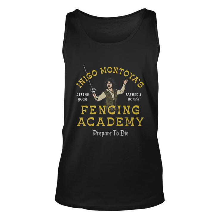Inigo Montoyas Defend Your Fathers Honor Fencing Academy Tshirt Unisex Tank Top