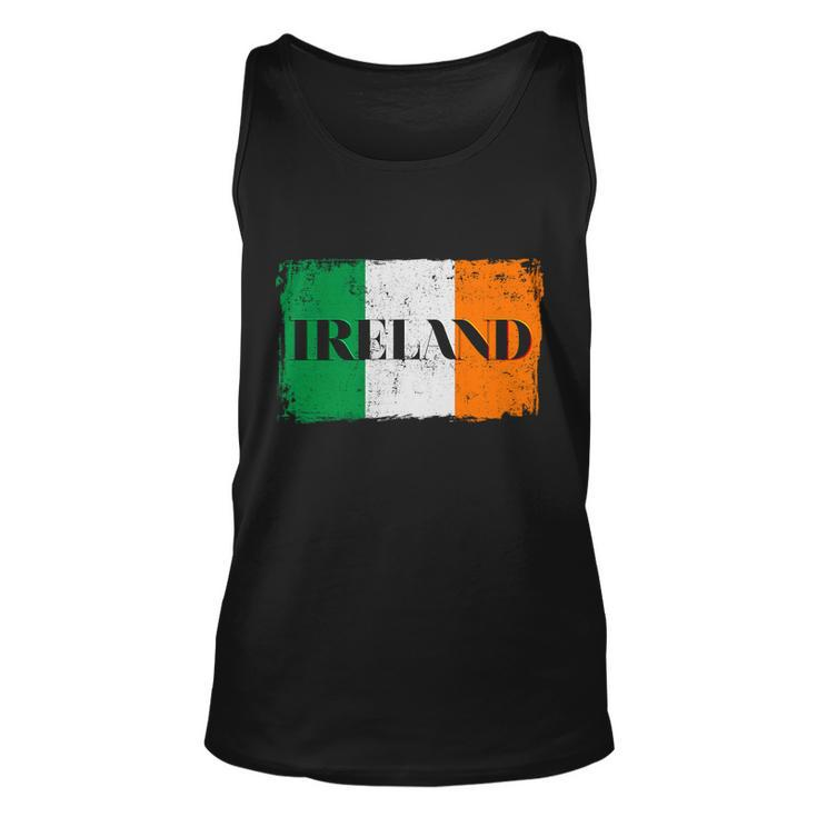 Ireland Grunge Flag Tshirt Unisex Tank Top