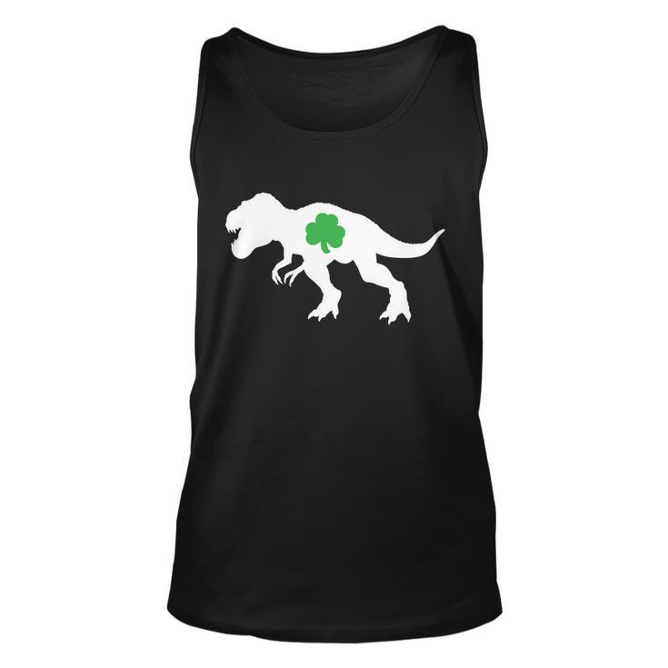 Irish Clover T-Rex Tshirt Unisex Tank Top