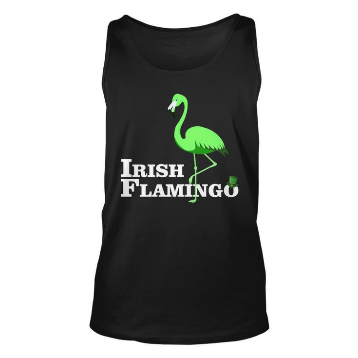 Irish Flamingo Tshirt Unisex Tank Top