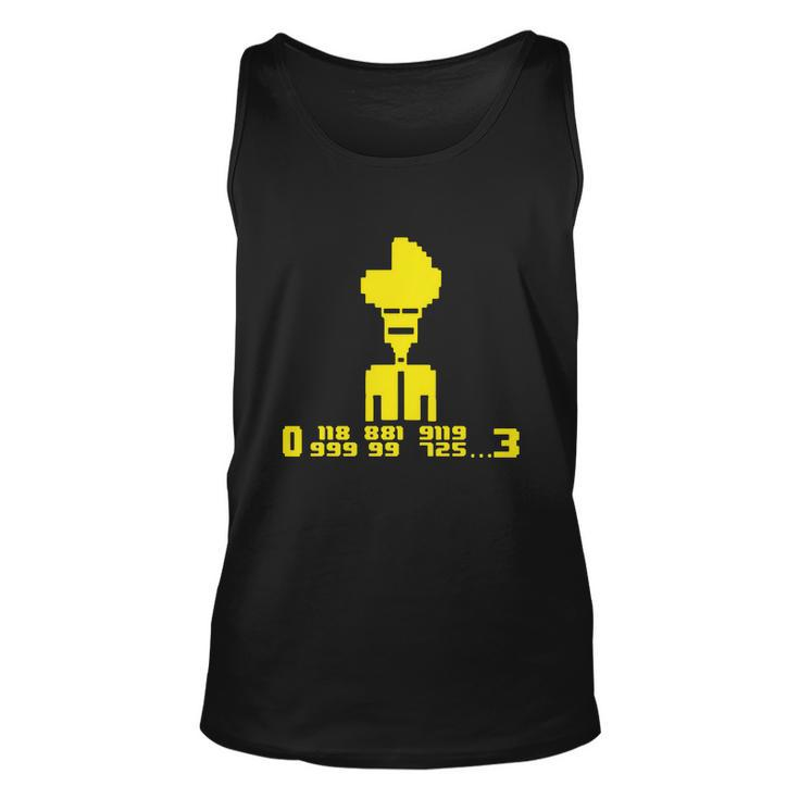 It Crowd Number Funny Moss Unisex Tank Top