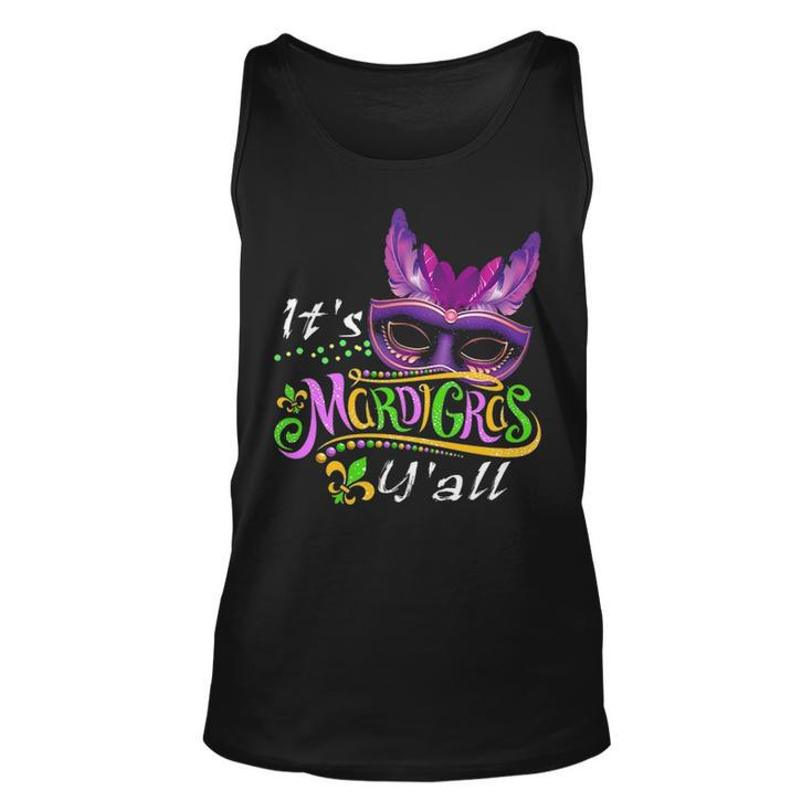 It S Mardi Gras Y All Funny Parade Lovers Unisex Tank Top