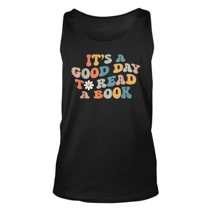 Its Good Day To Read Book Funny Library Reading Lovers  Men Women Tank Top Graphic Print Unisex