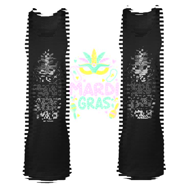 Its Mardi Gras Yall Mardi Gras Party Mask Costume Men Women Tank Top Graphic Print Unisex