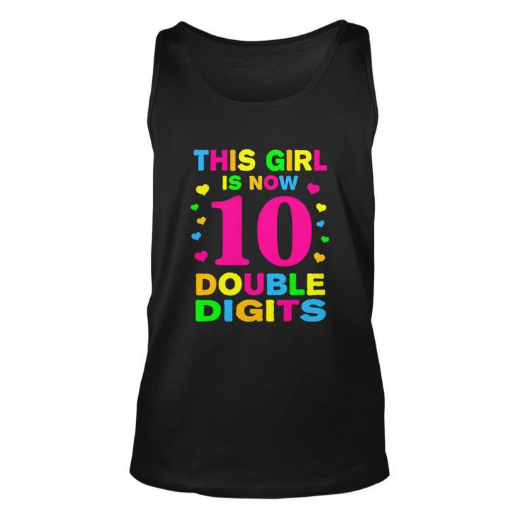 Its My 10Th Birthday Funny This Girl Is Now 10 Years Old Unisex Tank Top