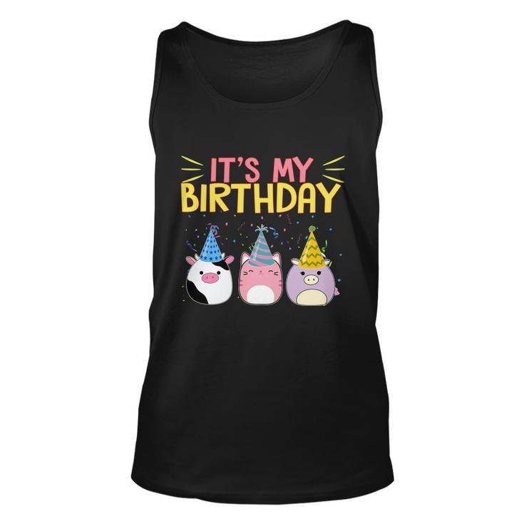 Its My Birthday Boo Cute Graphic Design Printed Casual Daily Basic Unisex Tank Top