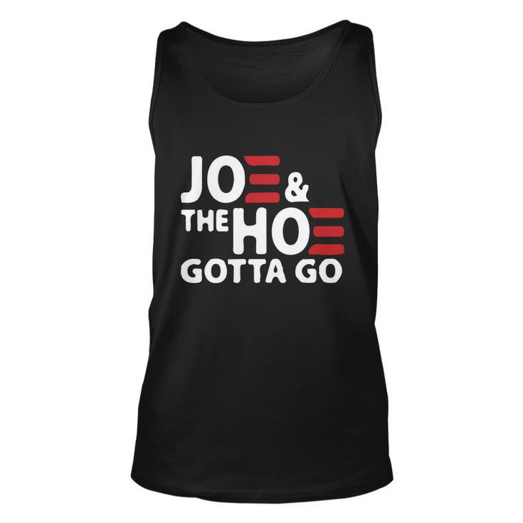 Joe And The Ho Gotta Go Funny Anti Biden Harris Unisex Tank Top