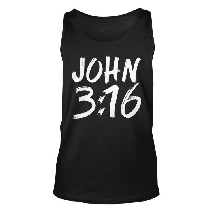 John 316 Tshirt Unisex Tank Top