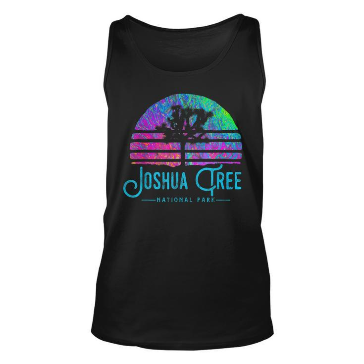 Joshua Tree National Park Psychedelic Festival Vibe Graphic  Unisex Tank Top