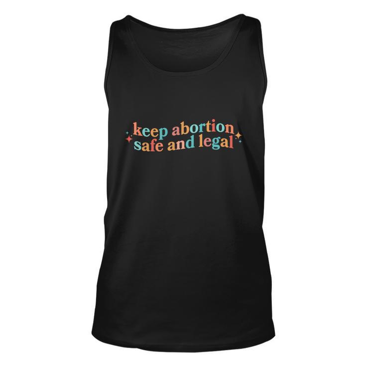 Keep Abortion Safe And Legal Tshirt Unisex Tank Top