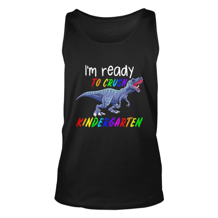 Kids 1St Day Of Kindergarten Trex Dinosaur Gift Kids Unisex Tank Top