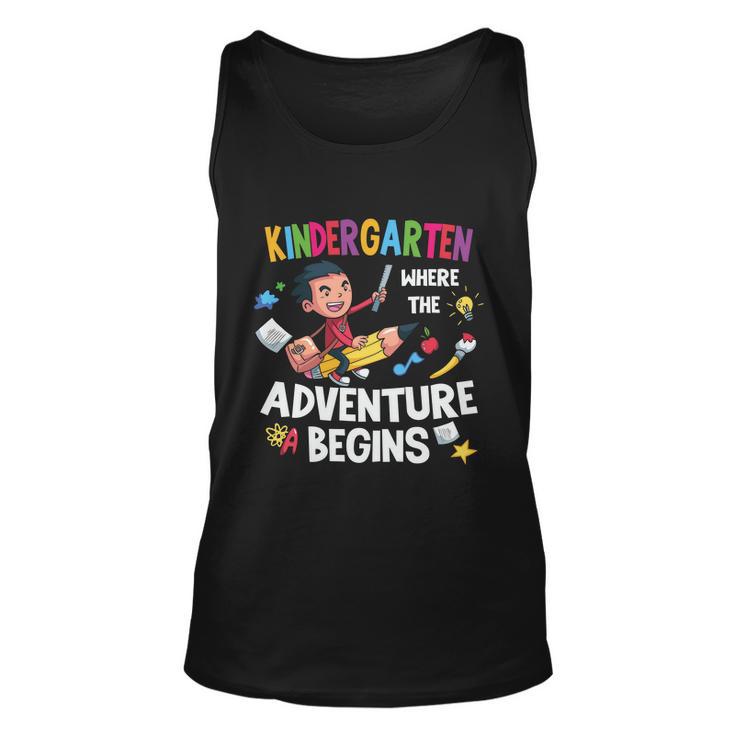 Kindergarten Where The Adventure Begins Back To School V2 Unisex Tank Top