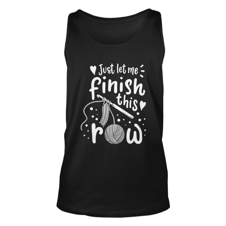 Knitting Crocheting Yarn Funny Tshirt Unisex Tank Top