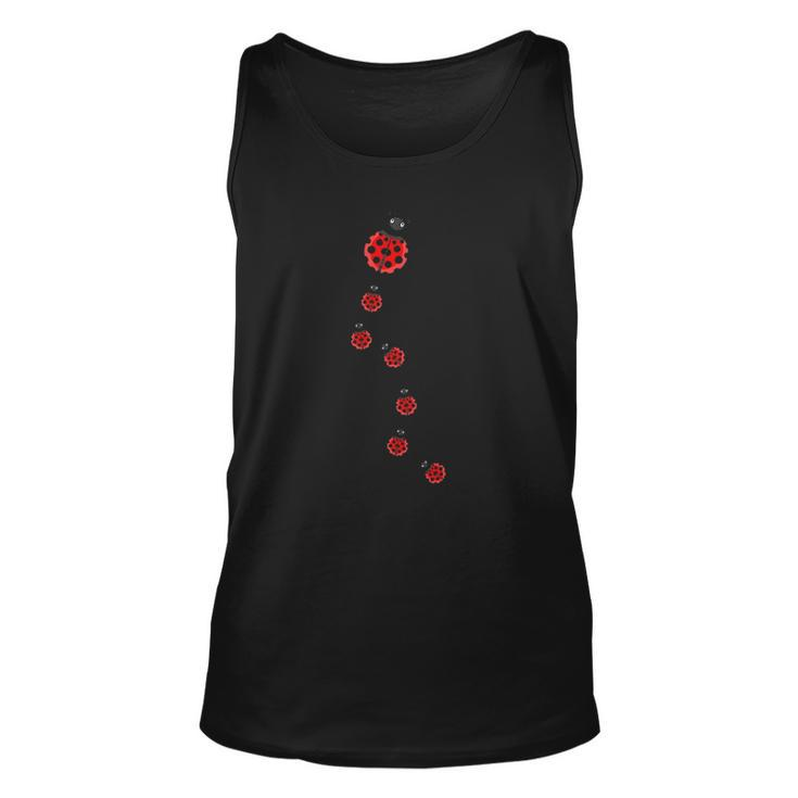 Ladybeetles Ladybugs Nature Lover Insect Fans Entomophiles Unisex Tank Top