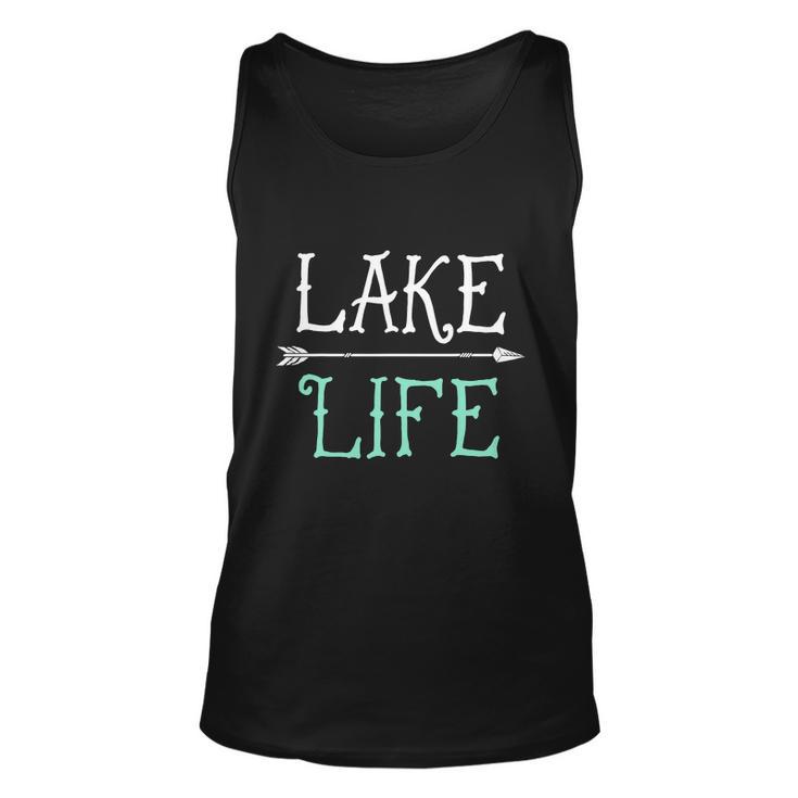 Lake Life Fishing Boating Sailing Funny Unisex Tank Top