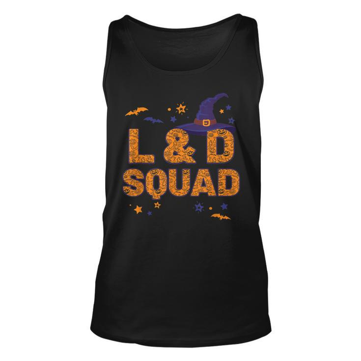 L&D Squad Witch Hat Labor And Delivery Nurse Crew Halloween  Unisex Tank Top