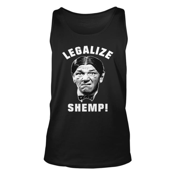 Legalize Shemp Three Stooges Tshirt Unisex Tank Top