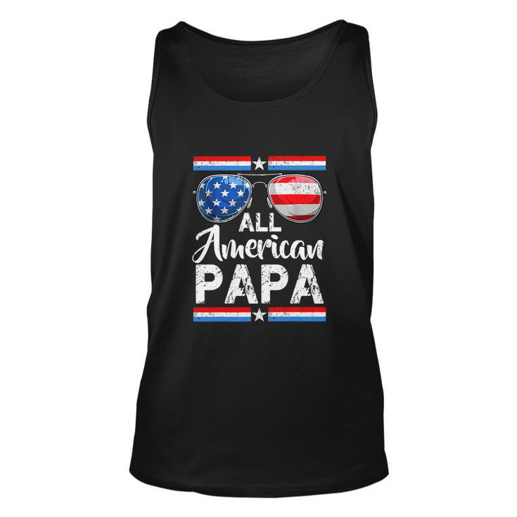 Leopard American Flag America Us 4Th Of July Unisex Tank Top
