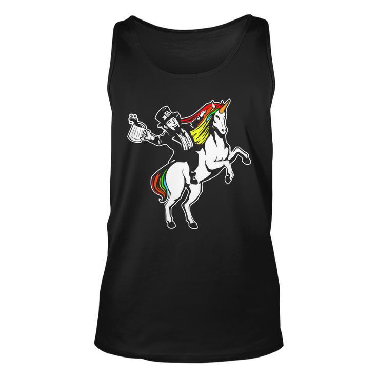 Leprechaun Unicorn St Patricks Day Tshirt Unisex Tank Top