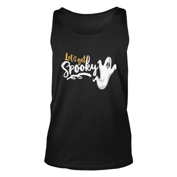 Lets Get Spooky Funny Halloween Quote Unisex Tank Top