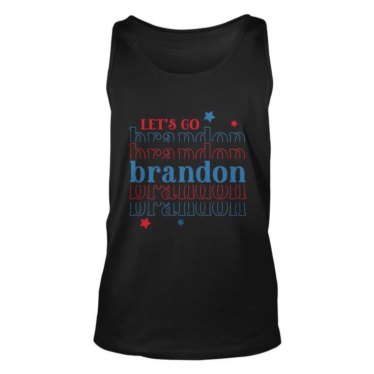 Lets Go Brandon Conservative Us Flag Unisex Tank Top