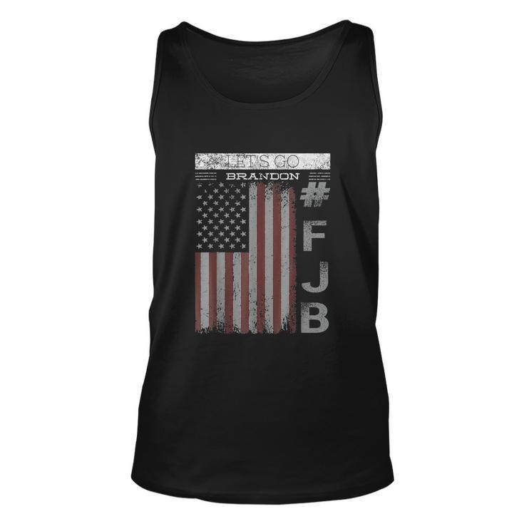 Lets Go Brandon Fjb Funny Meme Us Flag Tshirt Unisex Tank Top