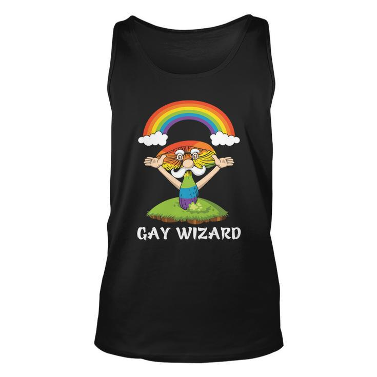 Lgbt Rainbow Wizard Pride Month Unisex Tank Top