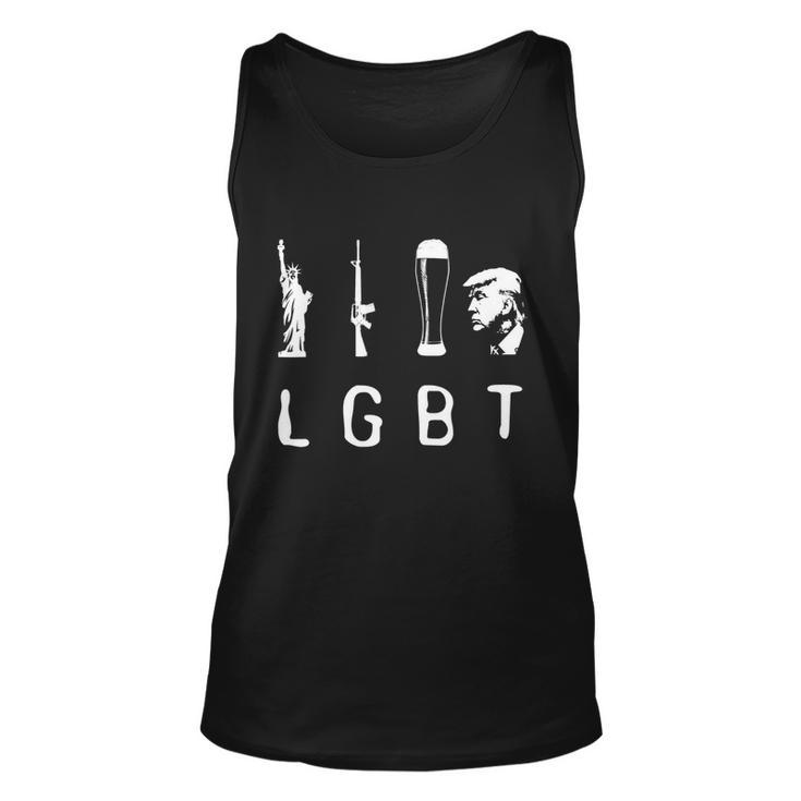 Liberty Guns Beer Trump Shirt Lgbt Gift Unisex Tank Top